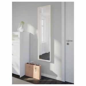 이케아 구매대행 이케몰,이케아 NISSEDAL 니세달 거울, 화이트, 40x150 cm (903.203.23),IKEA