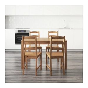 이케아 구매대행 이케몰,이케아 JOKKMOKK 요크모크 테이블+의자 4개, 앤티크 스테인 (603.658.03),IKEA