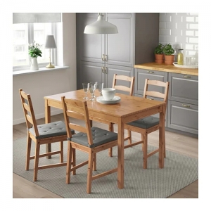 이케아 구매대행 이케몰,이케아 JOKKMOKK 요크모크 테이블+의자 4개, 앤티크 스테인 (603.658.03),IKEA