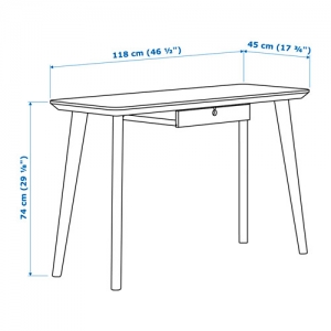 이케아 구매대행 이케몰,IKEA 이케아 LISABO 책상, 물푸레무늬목 (103.617.46),IKEA
