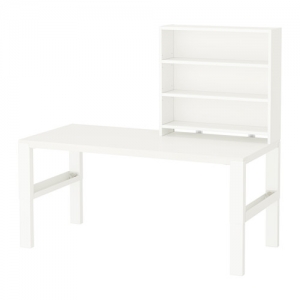 이케아 구매대행 이케몰,IKEA 이케아 PÅHL 책상 책상+선반유닛, 화이트 128x58cm (592.451.85),IKEA