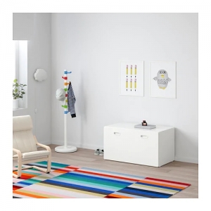 이케아 구매대행 이케몰,이케아 STUVA 스투바 / FRITIDS 프리티스 벤치+장난감수납, 화이트, 화이트 (392.526.38),IKEA