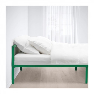 이케아 구매대행 이케몰,이케아 GRIMSBU 그림스부 침대프레임, 그린, 루뢰위 90x200 cm (992.485.92),IKEA
