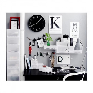 이케아 구매대행 이케몰,이케아 BONDIS 본디스 벽시계, 블랙 (701.527.59),IKEA