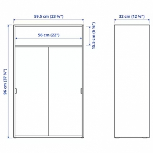 이케아 구매대행 이케몰,이케아 SPIKSMED 스픽스메드 수납장, 라이트그레이, 60x96 cm (905.208.74),IKEA