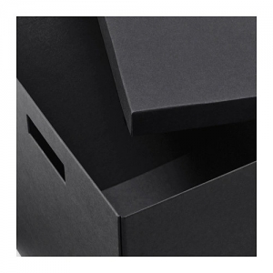 이케아 구매대행 이케몰,이케아 TJENA 셰나 수납상자+뚜껑, 블랙 35x50x30 cm (303.743.52),IKEA