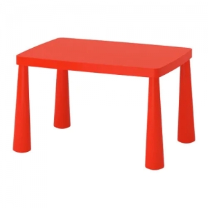 이케아 구매대행 이케몰,이케아 MAMMUT 맘무트 어린이테이블, 실내외겸용 레드 (803.651.66),IKEA