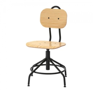 이케아 구매대행 이케몰,이케아 KULLABERG 쿨라베리 회전의자, 소나무, 블랙 (903.203.42),IKEA