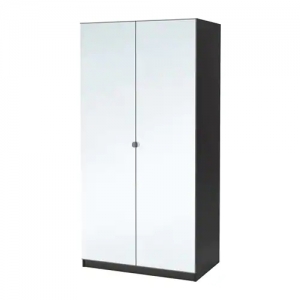 이케아 구매대행 이케몰,이케아 PAX 팍스 옷장, 블랙브라운, 비케달 거울유리 100x60x201 cm (191.277.87),IKEA