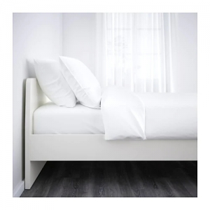 이케아 구매대행 이케몰,이케아 ASKVOLL 아스크볼 침대+헤드, 화이트 90x200 cm (791.285.57),IKEA
