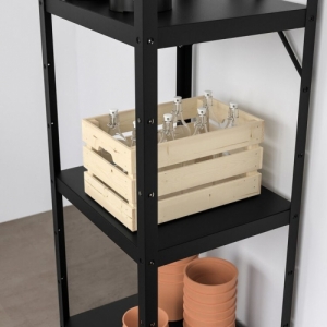 이케아 구매대행 이케몰,이케아 BROR 브로르 선반유닛, 블랙, 65x55x190 cm (094.825.51),IKEA