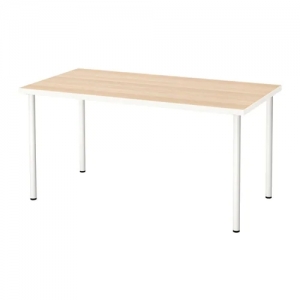 이케아 구매대행 이케몰,이케아 LINNMON 린몬 / ADILS 아딜스 테이블, 화이트 화이트스테인 참나무무늬, 화이트 150x75cm (692.156.73),IKEA