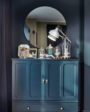 이케아 구매대행 이케몰,이케아 LINDBYN 린드뷘 거울, 블랙, 80cm (404.586.19),IKEA