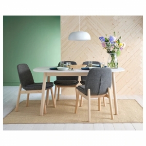이케아 구매대행 이케몰,이케아 VEDBO 베드보 의자, 자작나무, 군나레드 미디엄그레이 (004.180.03),IKEA