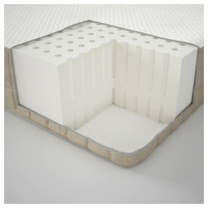 이케아 구매대행 이케몰,이케아 MAUSUND 마우순드 천연 라텍스 매트리스, 푹신함 내추럴 90x200 cm (503.878.05),IKEA