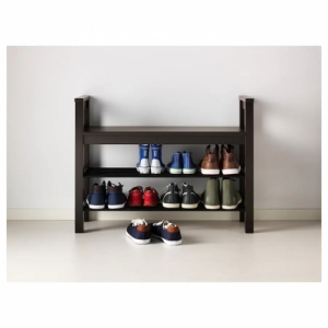 이케아 구매대행 이케몰,이케아 HEMNES 헴네스 신발 수납형 벤치, 블랙브라운 85x32x65cm (502.458.73),IKEA