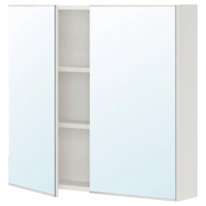 이케아 구매대행 이케몰,이케아 ENHET 엔헤트 양문형 거울수납장, 화이트 80x17x75cm (193.965.72),IKEA