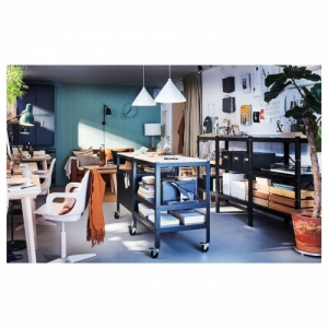 이케아 구매대행 이케몰,이케아 ODGER 오드게르 회전의자, 화이트/베이지 (003.952.71),IKEA